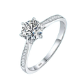 Moissanite ring